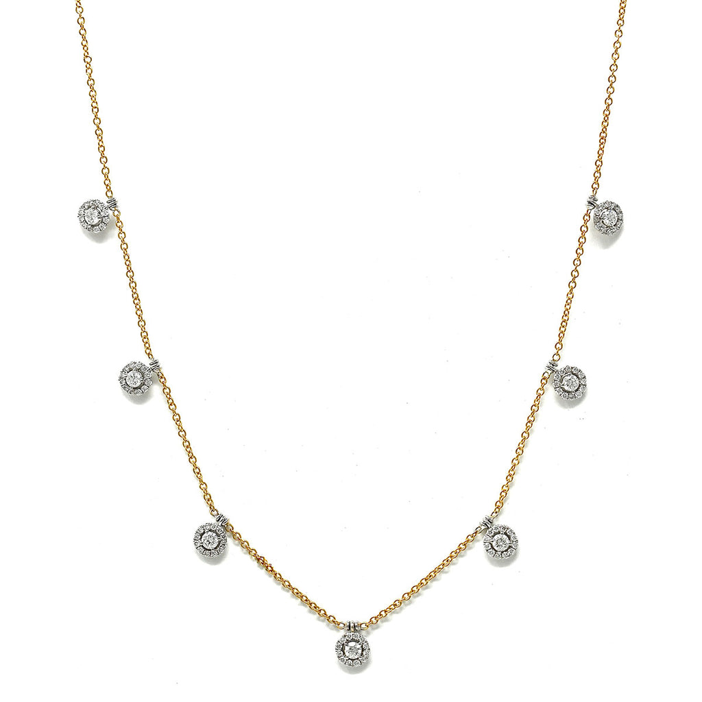 Deluxe Diamond Drop Necklace