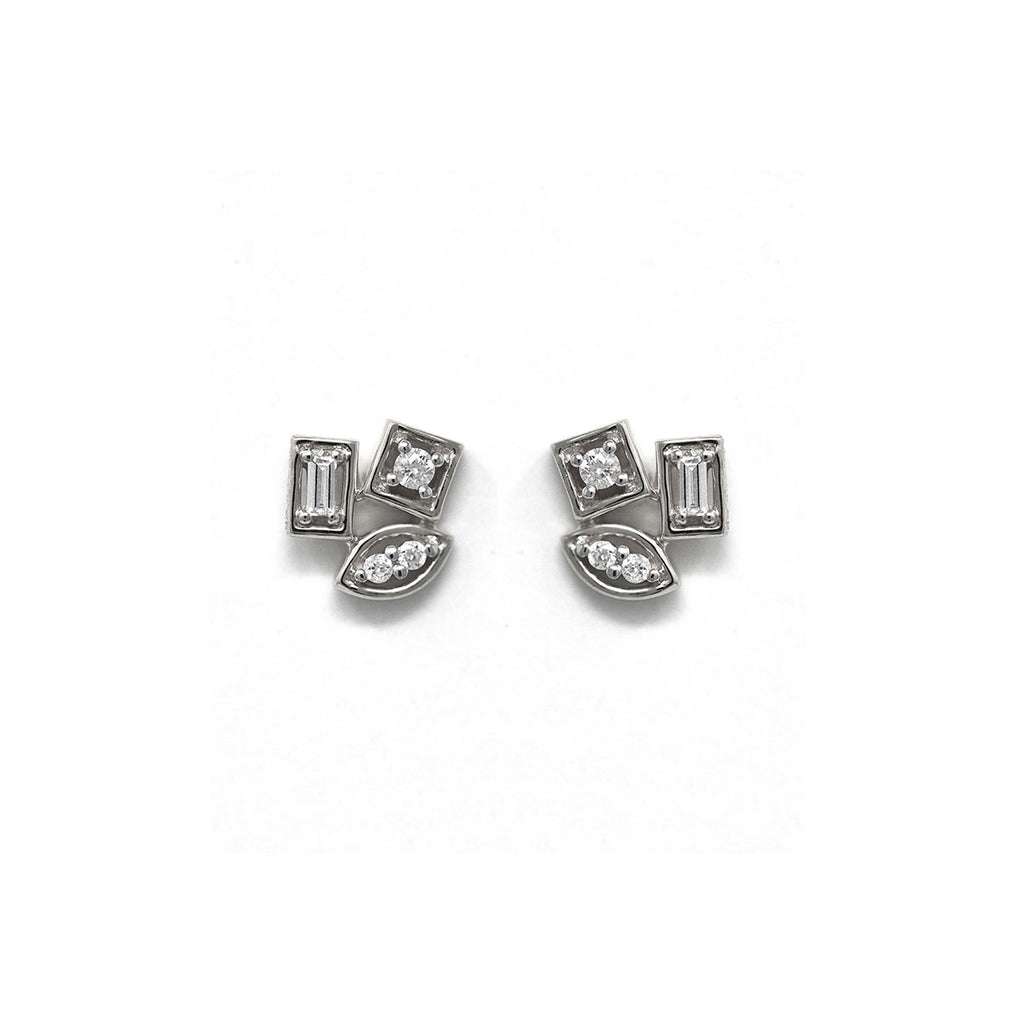 Mini Bezel Puzzle Studs