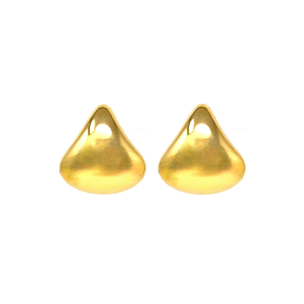 Triangle Dome Drop Earrings