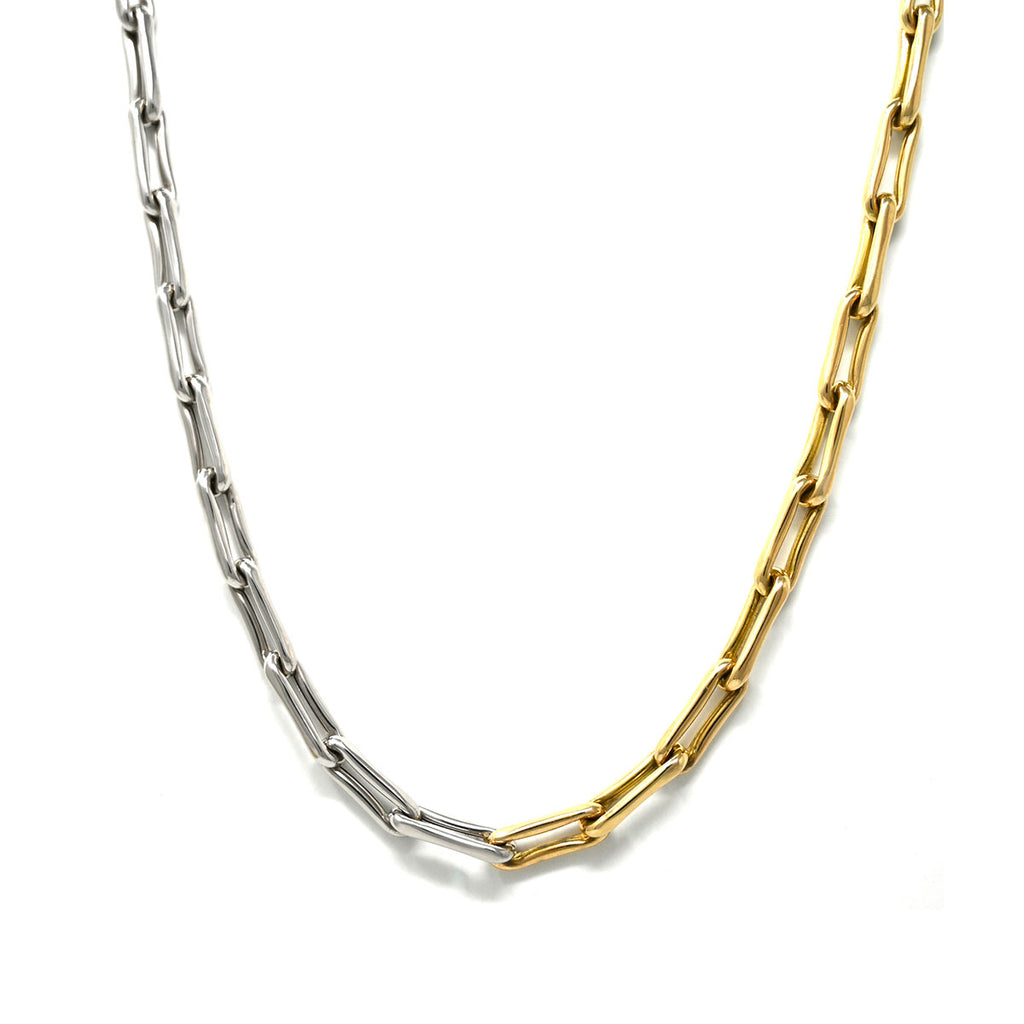 Two Tone Link Necklace