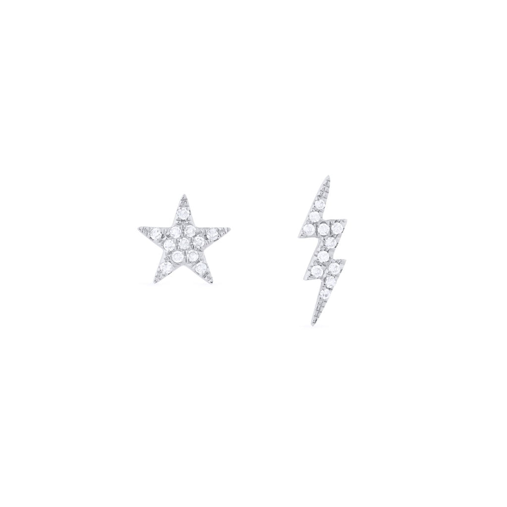 Star + Bolt Earrings