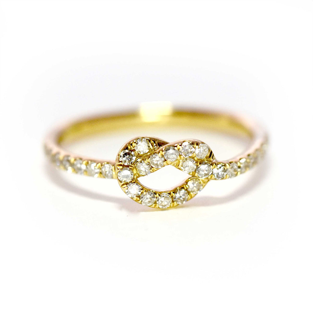 Yellow Gold Love Knot Ring