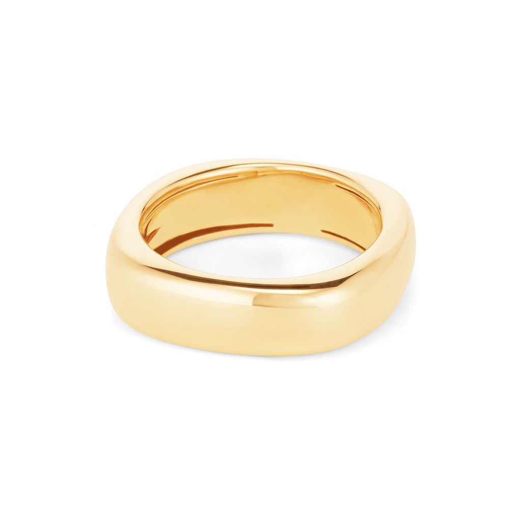 Rounded Square Shiny Ring | JL Rocks Fine Jewelry | JL Rocks