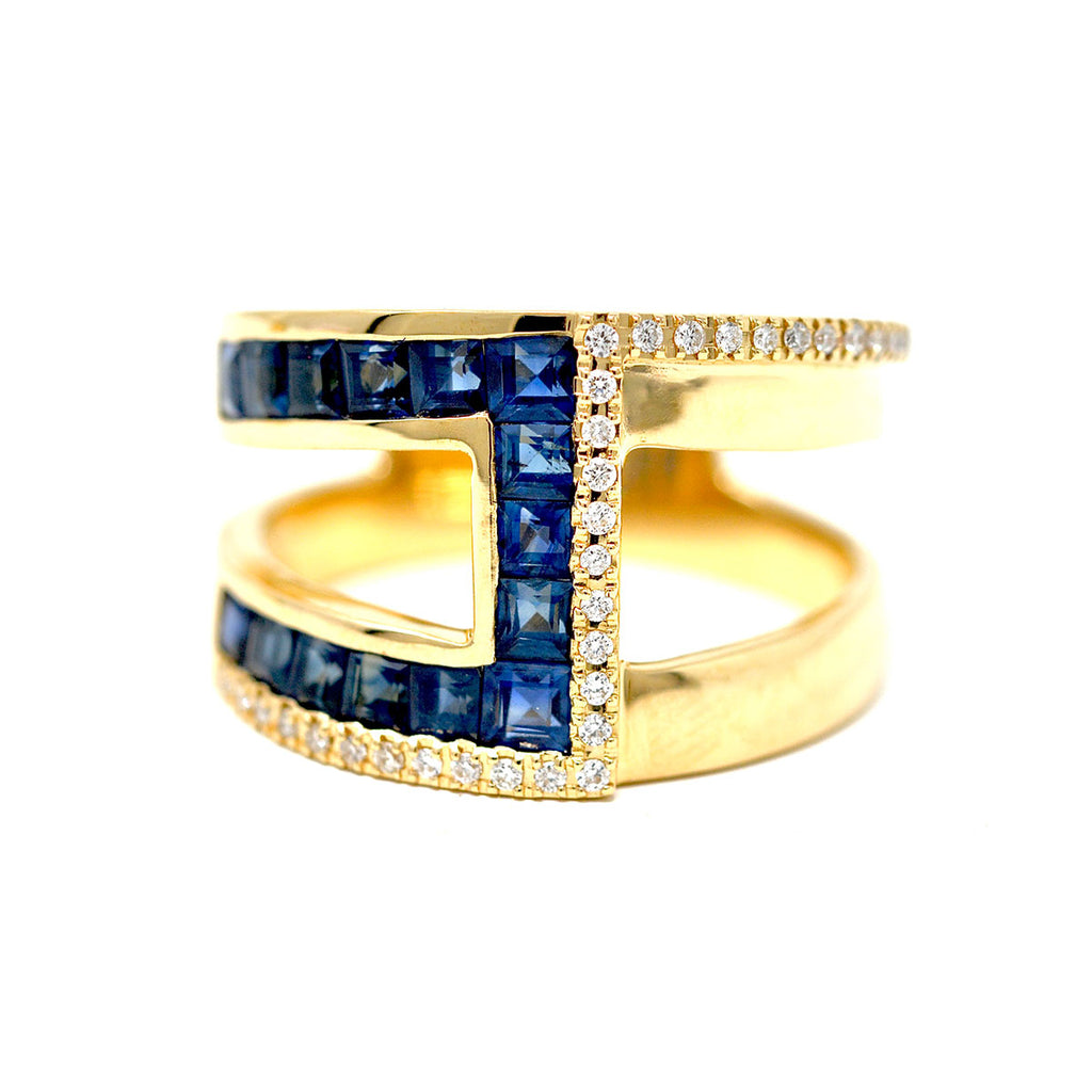Sapphire Song Ring